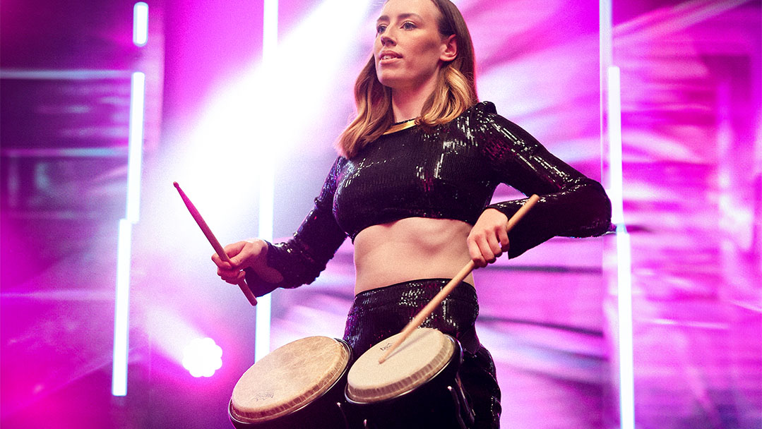 The Bando Female Drummer